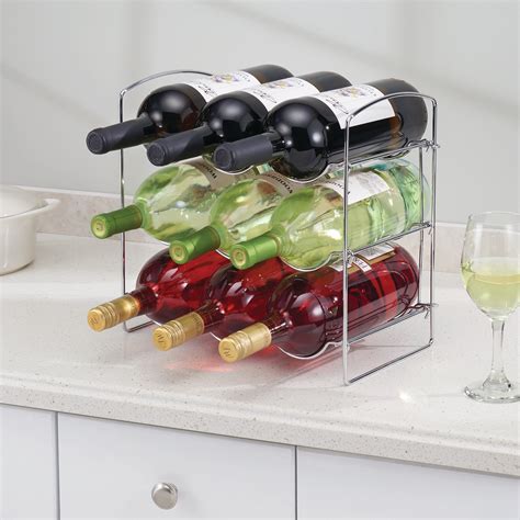 9 bottles|9 bottle wine rack.